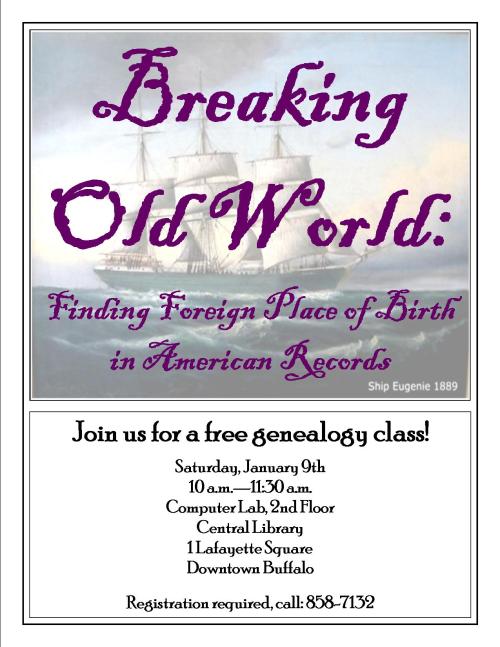 Flyer Breaking Old World